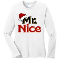 Christmas Mr Nice Ladies Long Sleeve Shirt