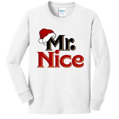 Christmas Mr Nice Kids Long Sleeve Shirt