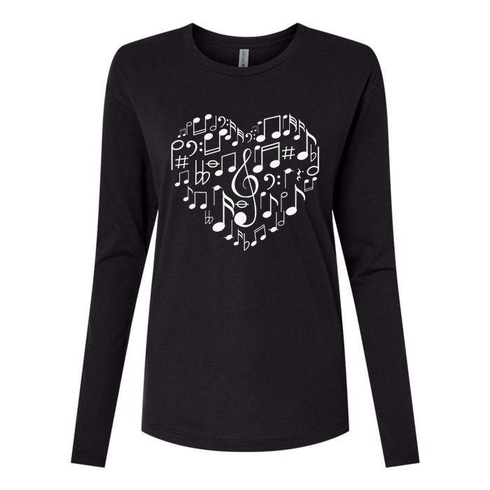 Cool Music Note Art For  Music Musical Note Lover Womens Cotton Relaxed Long Sleeve T-Shirt