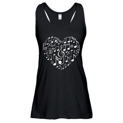 Cool Music Note Art For  Music Musical Note Lover Ladies Essential Flowy Tank