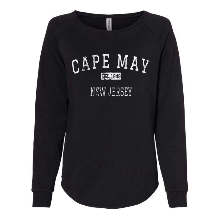 Cape May New Jersey Nj Vintage Womens California Wash Sweatshirt