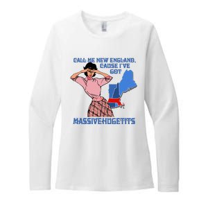 Call Me New England Cause Ive Got Massivechusetts Womens CVC Long Sleeve Shirt