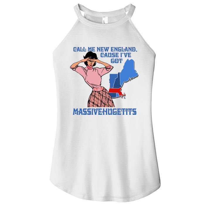 Call Me New England Cause Ive Got Massivechusetts Women's Perfect Tri Rocker Tank