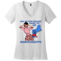 Call Me New England Cause Ive Got Massivechusetts Women's V-Neck T-Shirt