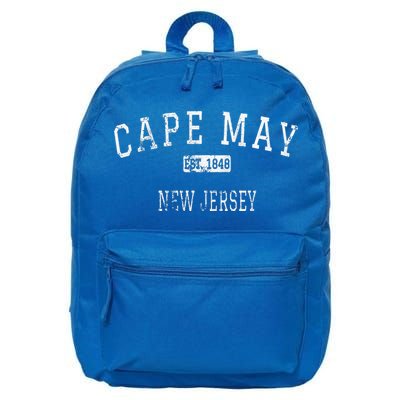 Cape May New Jersey Nj Vintage 16 in Basic Backpack