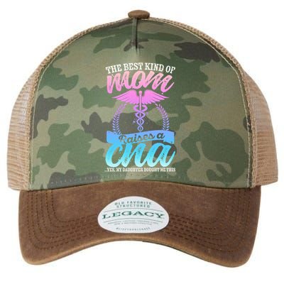 Cna Mom Nurse Week The Best Kind Of Mom Raises A Cna Certifi Cool Gift Legacy Tie Dye Trucker Hat