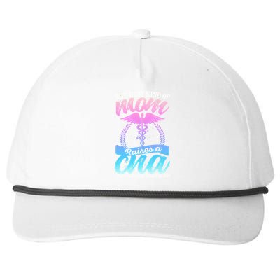 Cna Mom Nurse Week The Best Kind Of Mom Raises A Cna Certifi Cool Gift Snapback Five-Panel Rope Hat