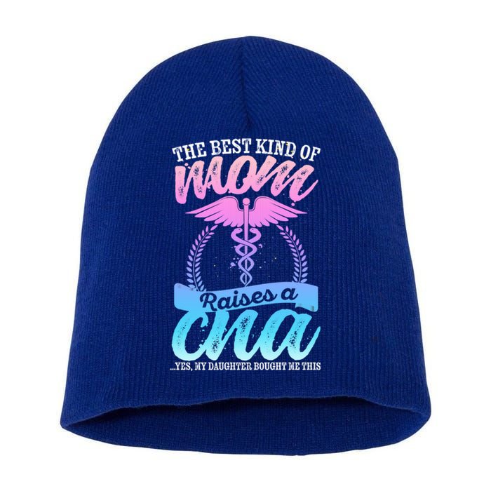 Cna Mom Nurse Week The Best Kind Of Mom Raises A Cna Certifi Cool Gift Short Acrylic Beanie