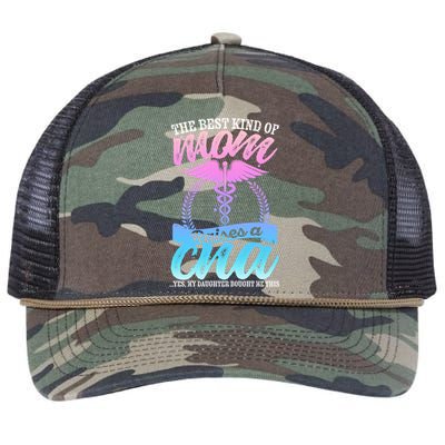 Cna Mom Nurse Week The Best Kind Of Mom Raises A Cna Certifi Cool Gift Retro Rope Trucker Hat Cap