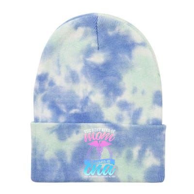 Cna Mom Nurse Week The Best Kind Of Mom Raises A Cna Certifi Cool Gift Tie Dye 12in Knit Beanie