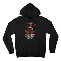 Cute Merry Nurse Christmas Hoodie