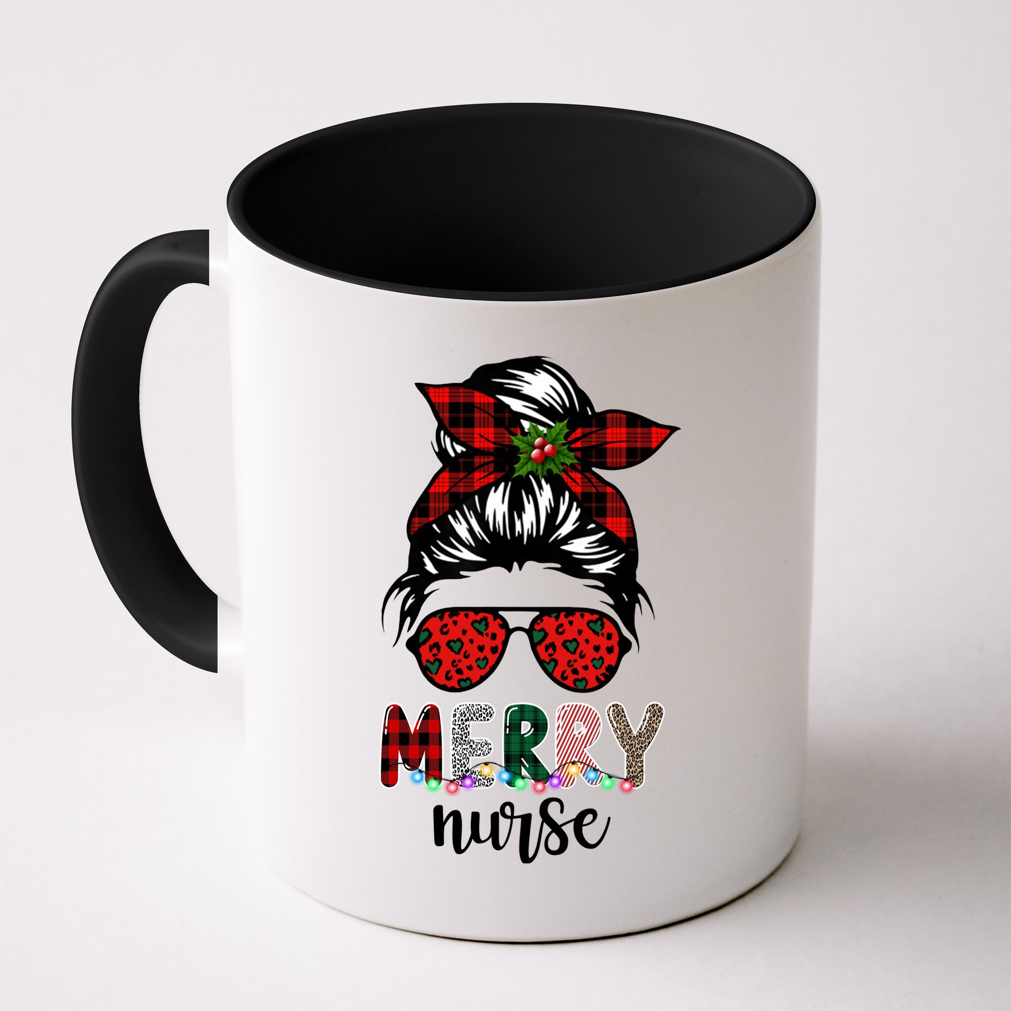 Cute Merry Nurse Christmas Mug