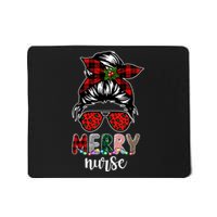 Cute Merry Nurse Christmas Mousepad