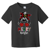 Cute Merry Nurse Christmas Toddler T-Shirt