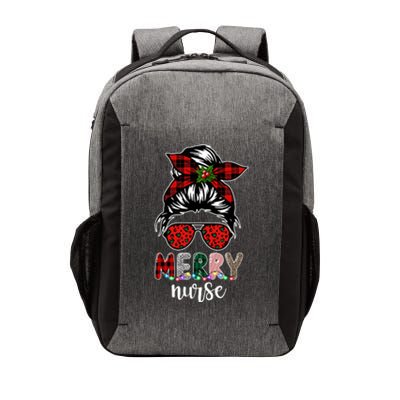 Cute Merry Nurse Christmas Vector Backpack