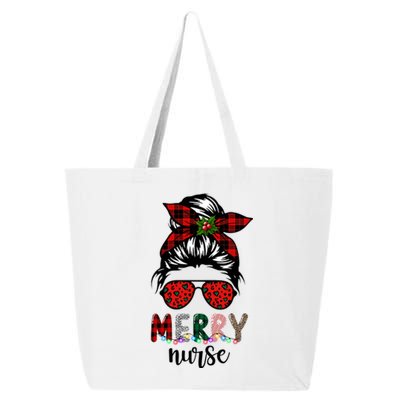 Cute Merry Nurse Christmas 25L Jumbo Tote