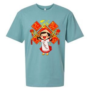 Chuc Mung Nam Moi Girl Cute Vietnamese New Year Ao Dai Sueded Cloud Jersey T-Shirt