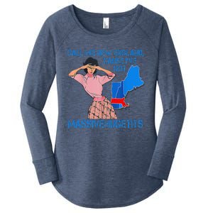 Call Me New England Cause I Got Massivehugetits Women's Perfect Tri Tunic Long Sleeve Shirt