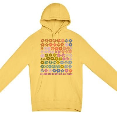 Celebrate Minds Of All Kinds Neurodiversity Premium Pullover Hoodie