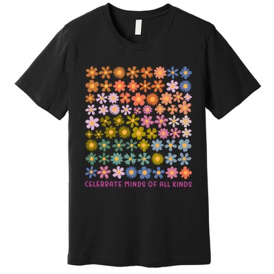 Celebrate Minds Of All Kinds Neurodiversity Premium T-Shirt