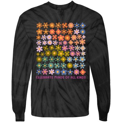 Celebrate Minds Of All Kinds Neurodiversity Tie-Dye Long Sleeve Shirt