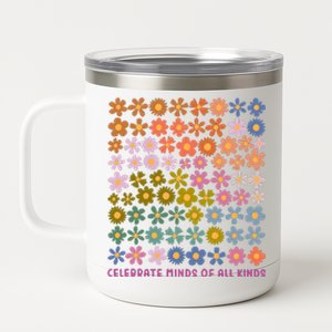 Celebrate Minds Of All Kinds Neurodiversity 12 oz Stainless Steel Tumbler Cup