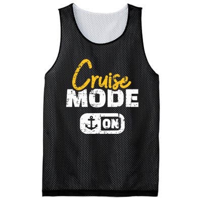 Cruise Mode On Mesh Reversible Basketball Jersey Tank