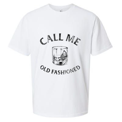 Call Me Old Fashionedcocktail Glass Sueded Cloud Jersey T-Shirt