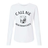 Call Me Old Fashionedcocktail Glass Womens Cotton Relaxed Long Sleeve T-Shirt