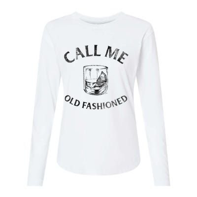 Call Me Old Fashionedcocktail Glass Womens Cotton Relaxed Long Sleeve T-Shirt