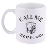 Call Me Old Fashionedcocktail Glass 11oz C Handle Ceramic Mug