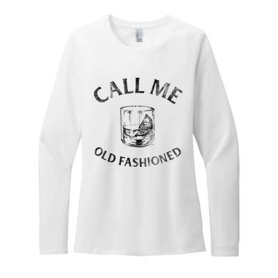 Call Me Old Fashionedcocktail Glass Womens CVC Long Sleeve Shirt