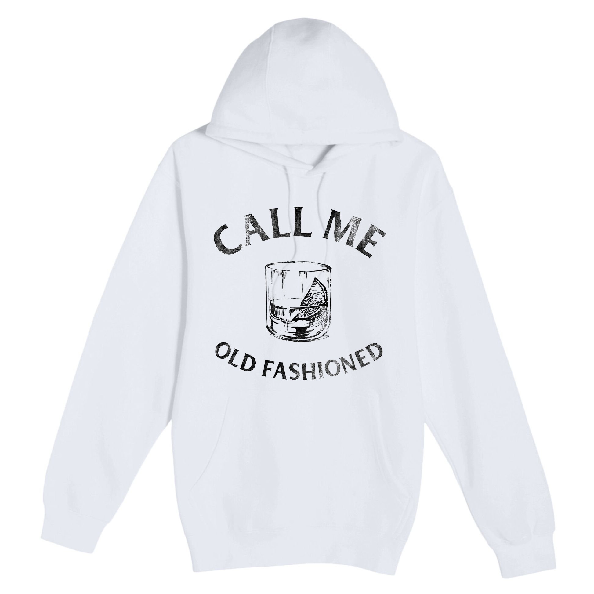 Call Me Old Fashionedcocktail Glass Premium Pullover Hoodie