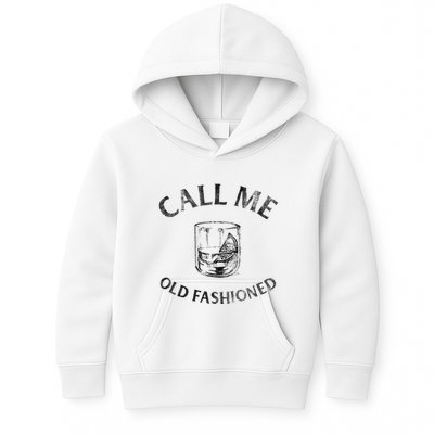Call Me Old Fashionedcocktail Glass Kids Hoodie