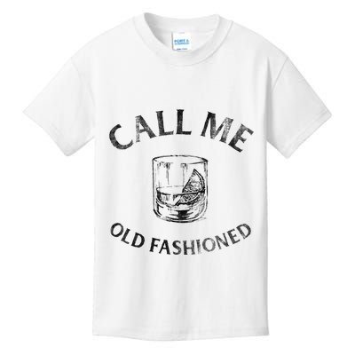 Call Me Old Fashionedcocktail Glass Kids T-Shirt