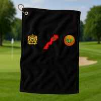 Complete Map Of Morocco With Dahmis Tea Proud Moroccan Golf Towel