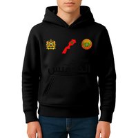 Complete Map Of Morocco With Dahmis Tea Proud Moroccan Kids Hoodie