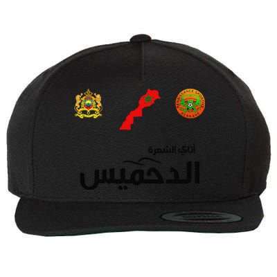 Complete Map Of Morocco With Dahmis Tea Proud Moroccan Wool Snapback Cap