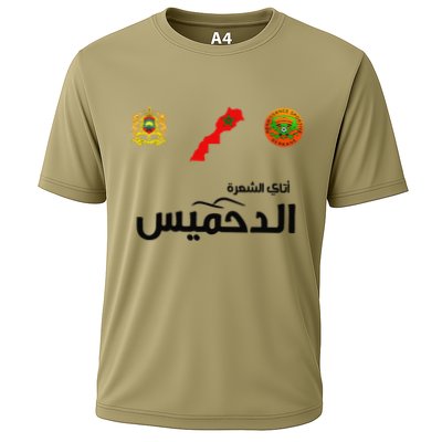 Complete Map Of Morocco With Dahmis Tea Proud Moroccan Performance Shirt