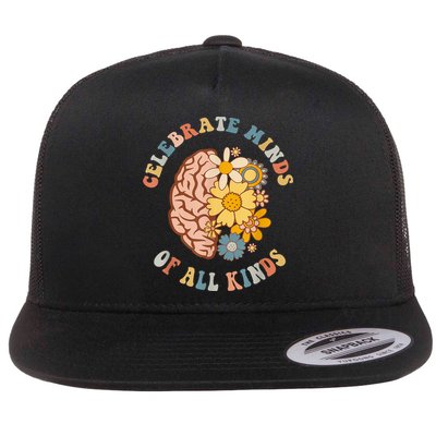 Celebrate Minds Of All Kinds Neurodiversity Autism Flatbill Hat
