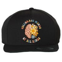 Celebrate Minds Of All Kinds Neurodiversity Autism Wool Snapback Cap