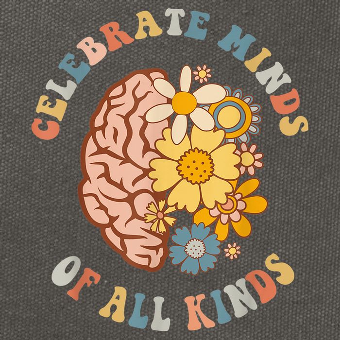Celebrate Minds Of All Kinds Neurodiversity Autism Cotton Canvas Backpack