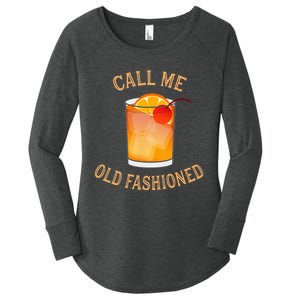 Call Me Old Fashioned Bartender Classic Cocktail Mixologist Women's Perfect Tri Tunic Long Sleeve Shirt