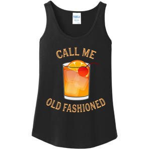 Call Me Old Fashioned Bartender Classic Cocktail Mixologist Ladies Essential Tank