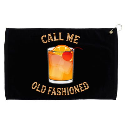 Call Me Old Fashioned Bartender Classic Cocktail Mixologist Grommeted Golf Towel