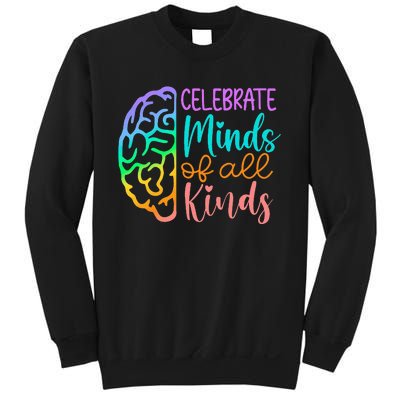 Celebrate Minds Of All Kinds Neurodiversity Autism Awareness Sweatshirt