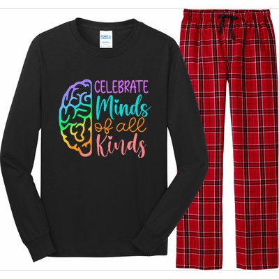 Celebrate Minds Of All Kinds Neurodiversity Autism Awareness Long Sleeve Pajama Set