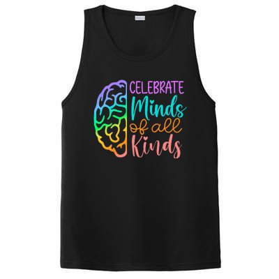 Celebrate Minds Of All Kinds Neurodiversity Autism Awareness PosiCharge Competitor Tank