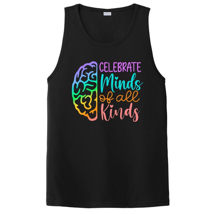 Celebrate Minds Of All Kinds Neurodiversity Autism Awareness PosiCharge Competitor Tank