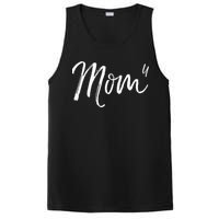 Cute Mom Of 4 Gift Quote Fun Fourth Child Announcement Mom^4 PosiCharge Competitor Tank